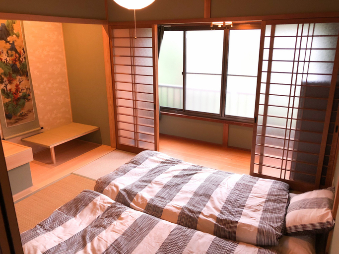 Bedroom 3, A Leaf Inn, Kyoto
