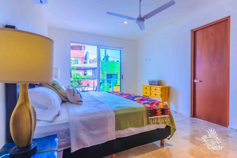 Bedroom 2, Estrella Del Mar - One Bedroom Suite 102 by Skyrun, Isla Mujeres