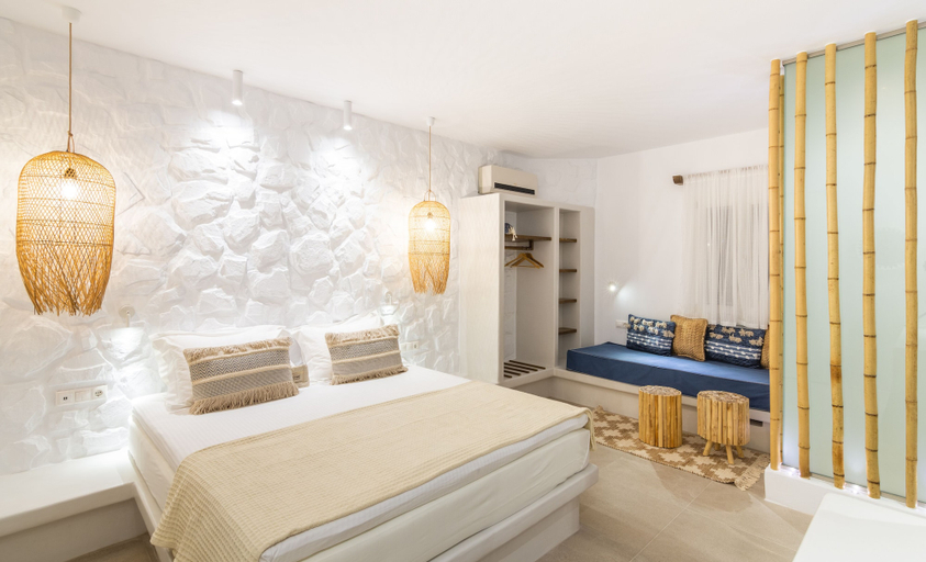 Bedroom 5, Dolphin Kastraki Studios, South Aegean