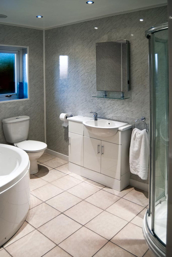 Bathroom 5, Edenhall Country House Hotel, Cumbria