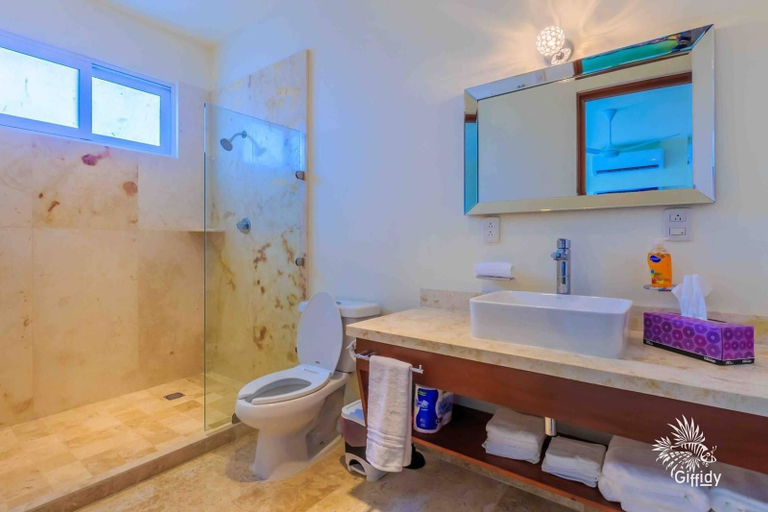 Bathroom 3, Estrella Del Mar - One Bedroom Suite 102 by Skyrun, Isla Mujeres