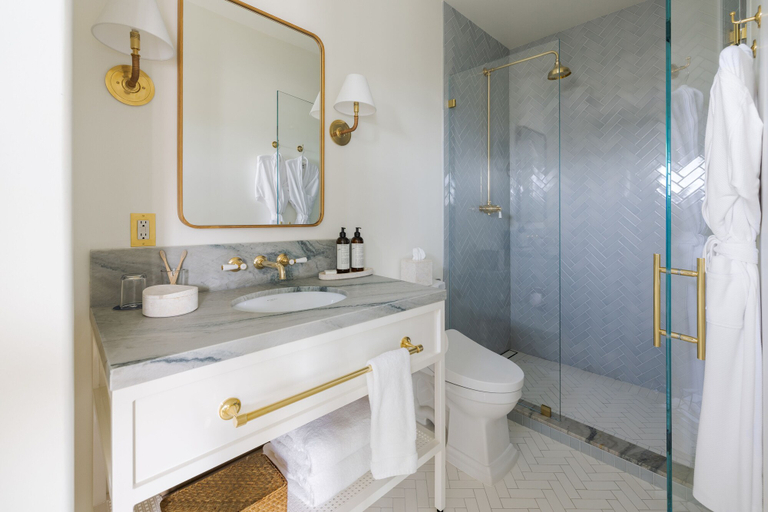 Bathroom 3, Villa Mara Carmel, Monterey