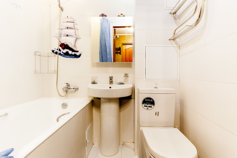 Bathroom, Apartment Nice Taganskaya, Central