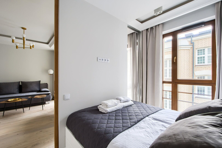 Bedroom 3, Frey Homes Siedmiogrodzka Apartments, Warsaw