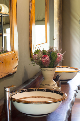Bathroom 4, Honeyguide Ranger Camp, Waterberg