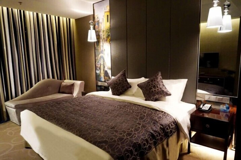 Bedroom 2, Venice Jianguo Hotel Dandong, Dandong