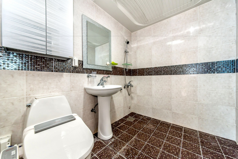 Bathroom, SEOM Story Pension, Seogwipo