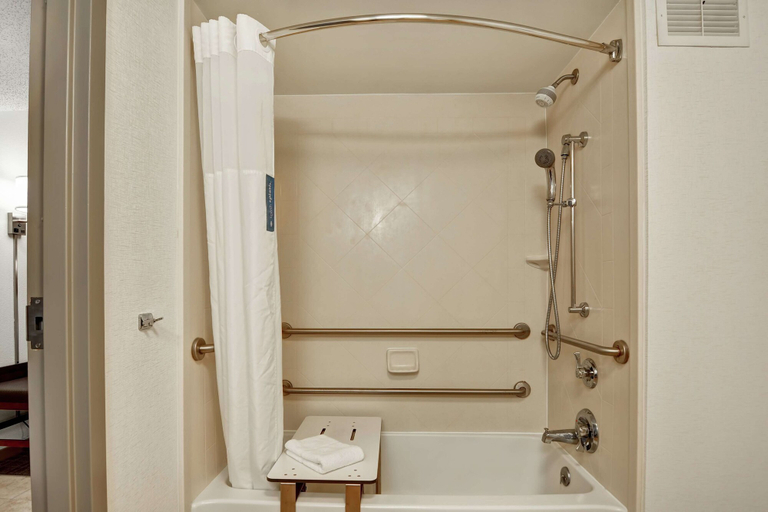 Bathroom 4, Hampton Inn Morgantown, Monongalia