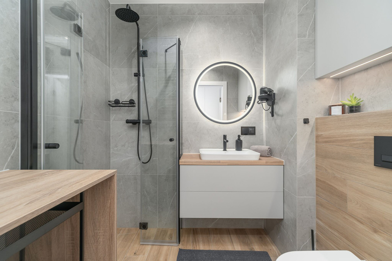 Bathroom 3, MARGI Ether Apartment, Szczecin
