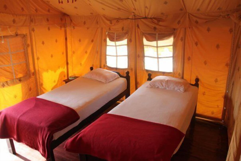 Bedroom, Five Five Restaurant and Guest Tent- Glamping, North Goa