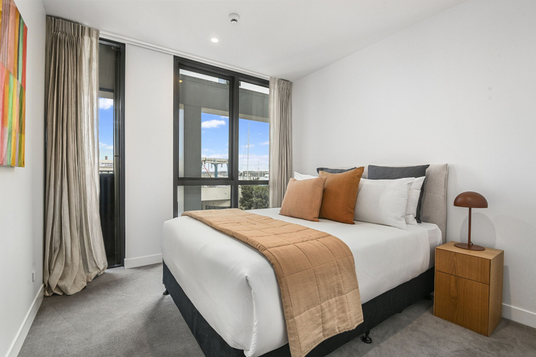 Bedroom 2, Chic contemporary in Wynyard Quarter, Waitakere