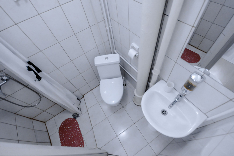 Bathroom 3, Studio apartment on 12 Liniya, Sankt-Peterburg gorsovet