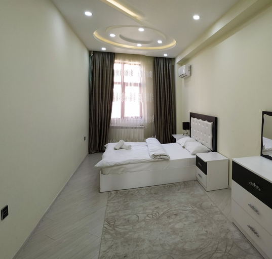 Bedroom, Bakuvi Tourist Apartment B236, Baku