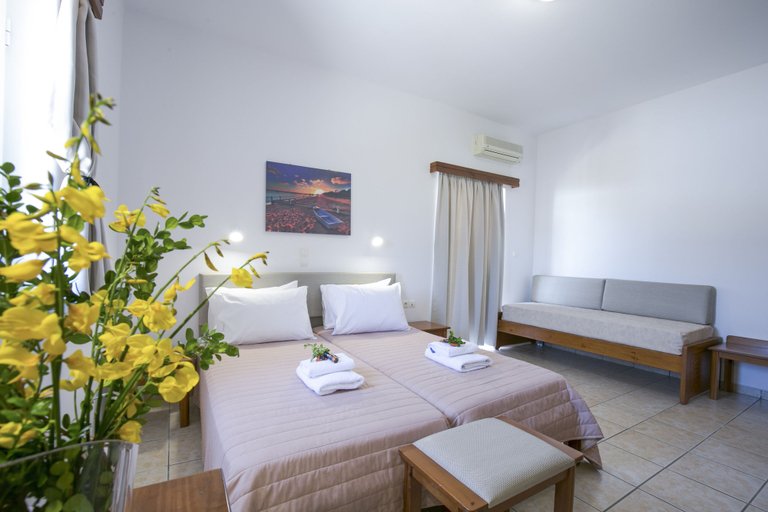 Bedroom 3, Kolimbito Sea Side, Crete