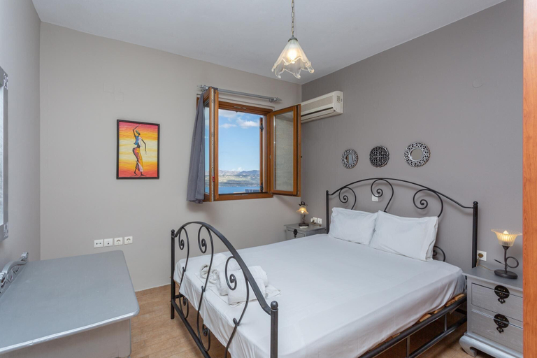 Bedroom 5, Villa Konstantina Large Private Pool Sea Views A C Wifi Eco-friendly - 2118, Crete