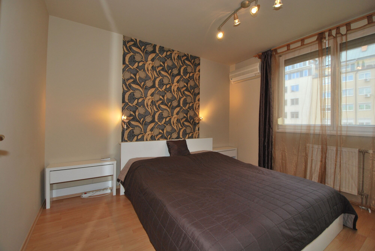 Bedroom 3, Arpad Bridge Apartments, Budapesti