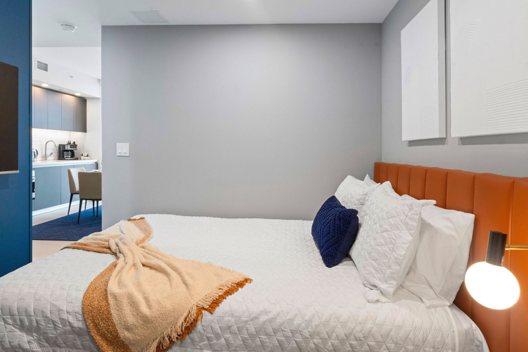 Bedroom 3, Modern High-Rise Condo with Pool/Gym, in Central DT MIAMI!, Miami-Dade