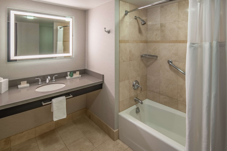 Bathroom 3, Hilton Portland Downtown, Multnomah