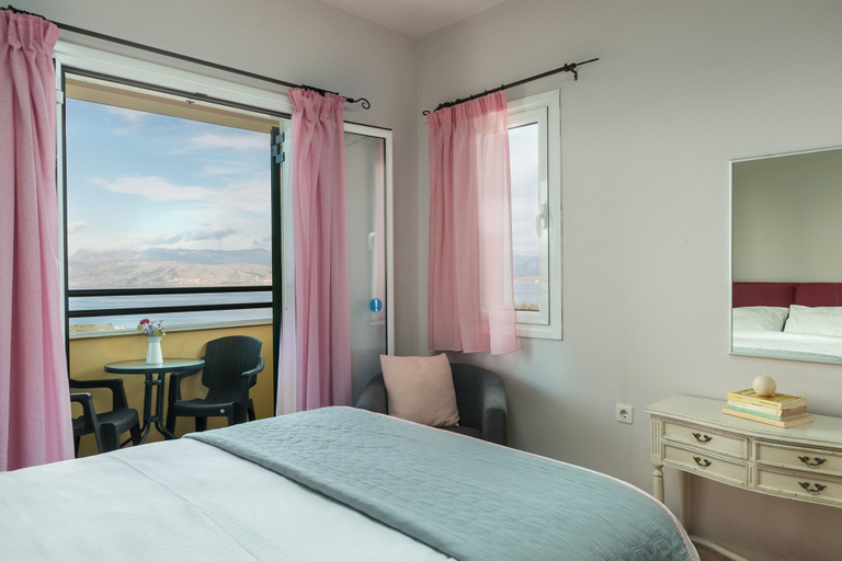 Bedroom 3, The Hillside Villas, Stunning Views & Private Pool, Ionian Islands