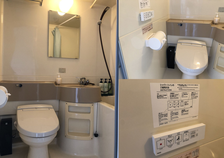 Bathroom 3, Pension Bigfisher Club, Shimoda