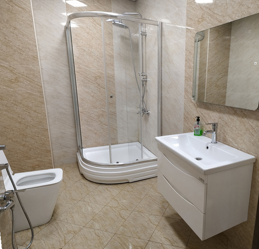 Bathroom, Bakuvi Tourist Apartment B038, Baku