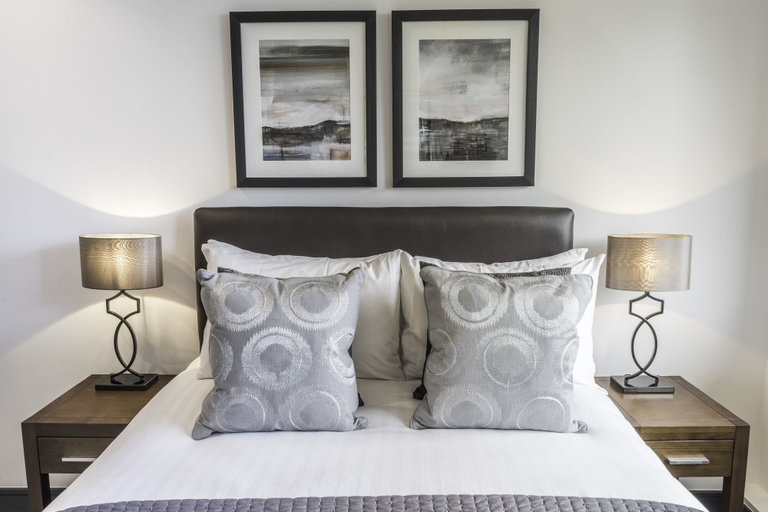 Bedroom 3, Aldgate by Excel Apartments, London