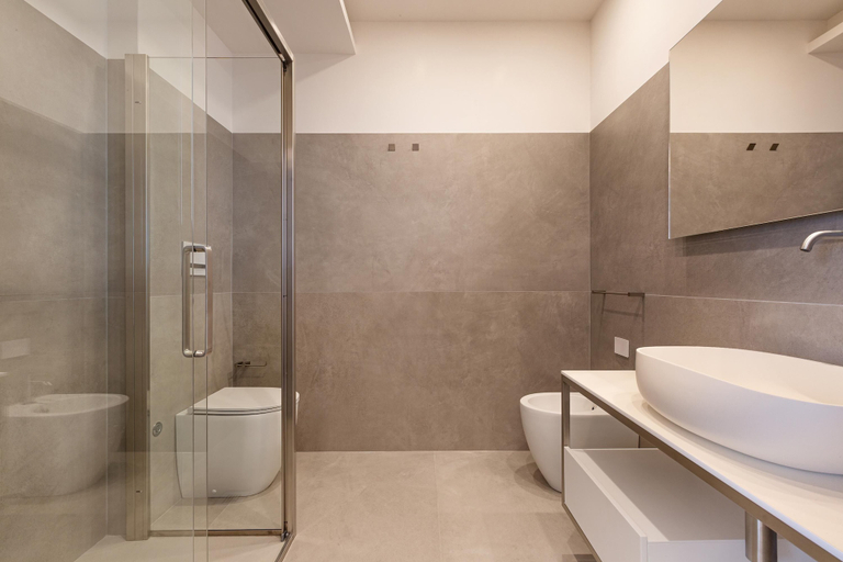 Bathroom, 3073 Perla Saracena Luxury Suites - Camera Premium con Vista Mare by Barbarhouse, Lecce