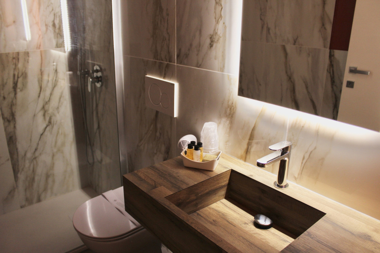Bathroom, Hotel Gabbani, Livorno