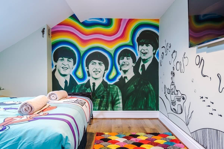 Bedroom 3, Beatles Themed Hotel, Sefton