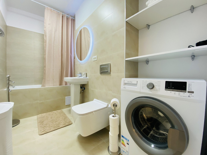 Bathroom, Charming flat in Brasov with balcony, Brasov