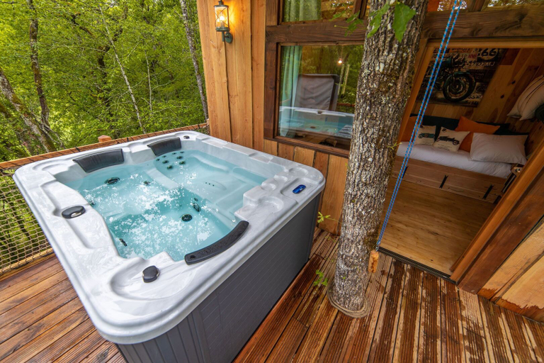 Bathroom 4, Les Cabanes Perchées du Mas del Bosc, Lot