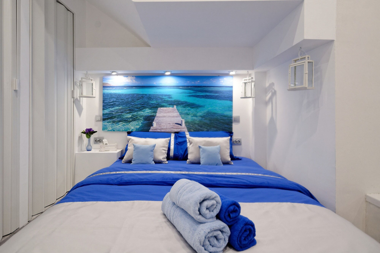 Bedroom 3, Santorini Style in Athens, Greece, Attica