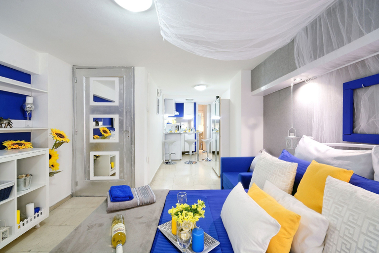 Bedroom 4, Santorini Style in Athens, Greece, Attica