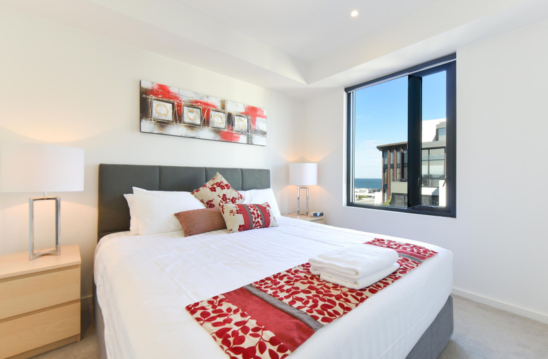 Bedroom, StayCentral - Spacious Seaviews, Melbourne