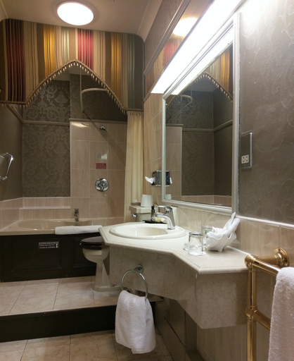 Bathroom 4, Langley Castle Hotel, Northumberland
