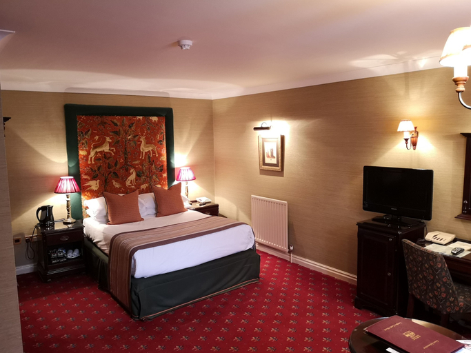 Bedroom 3, Langley Castle Hotel, Northumberland