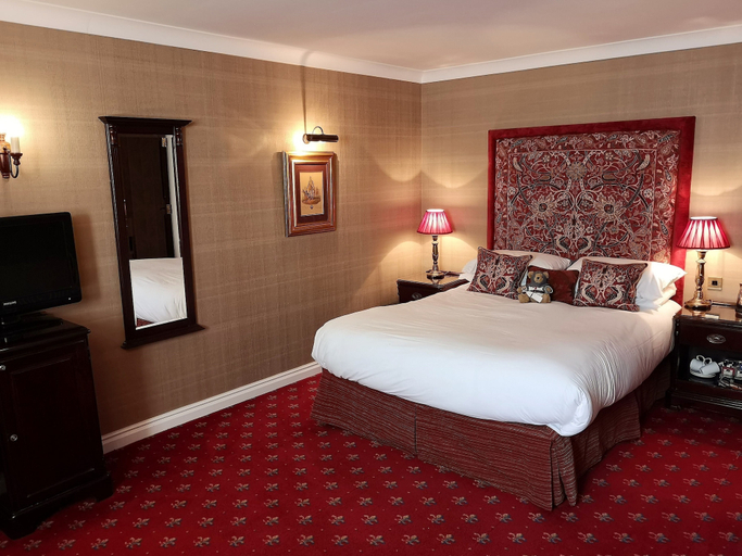 Bedroom 3, Langley Castle Hotel, Northumberland