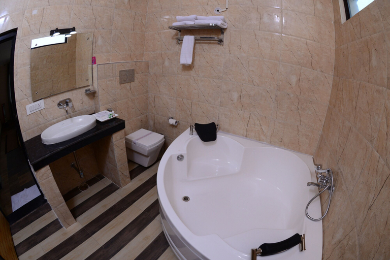 Bathroom 4, The Tattwaa Corbett Spa & Resort, Nainital