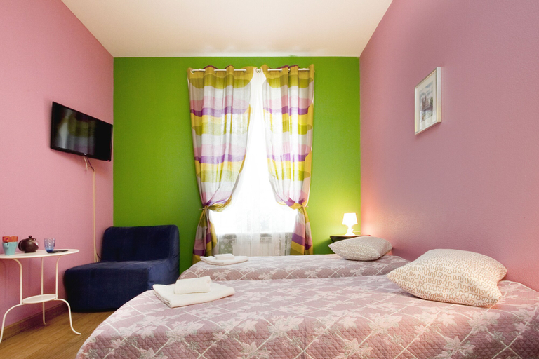 Bedroom 3, Italian Rooms and Apartments Pio on Mokhovaya, Sankt-Peterburg gorsovet