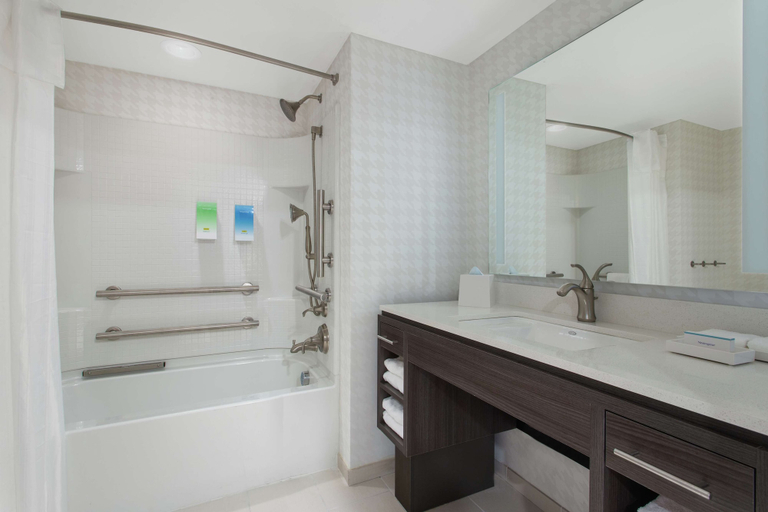 Bathroom 4, Home2 Suites by Hilton Smithfield, RI, Providence