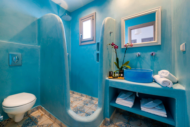 Bathroom 5, White Harmony Suites, South Aegean