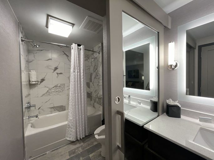 Bathroom 4, Homewood Suites by Hilton Indianapolis Downtown IUPUI, Indianapolis