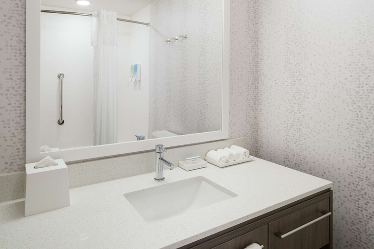 Bathroom 4, Home2 Suites by Hilton Orlando Airport, Orange