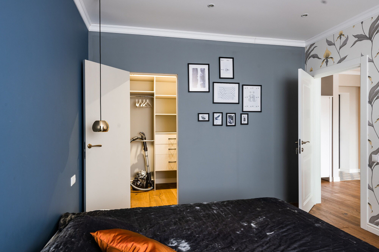 Bedroom, Prime Host apartments on Leninsky Prosp., Western