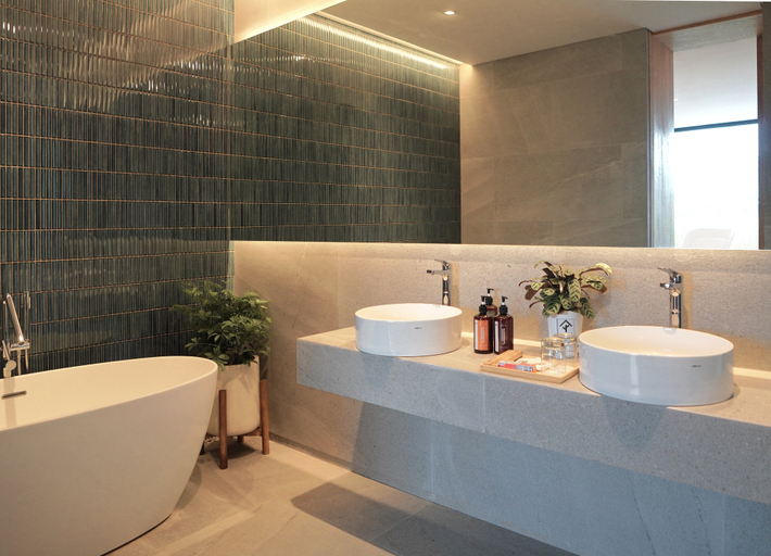Bathroom, Rusticnine Villa, Bandung