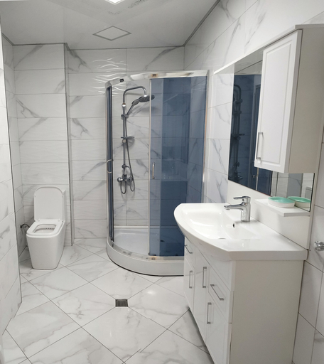 Bathroom, Bakuvi Tourist Apartment B056, Baku
