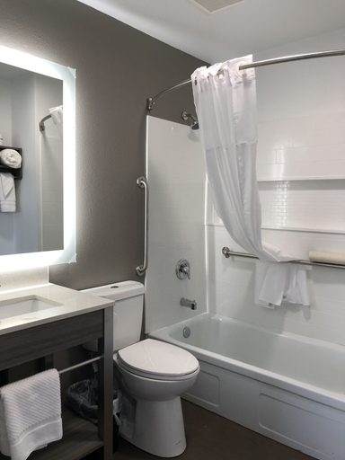 Bathroom 3, Seven Seas Inn & Suites, Lincoln