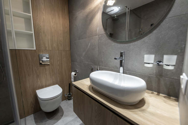Bathroom, Victus Apartamenty - Malta, Sopot