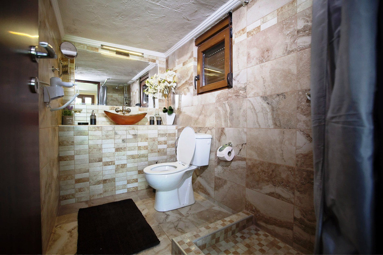 Bathroom 4, Villa Laskari With Sea View, Central Macedonia