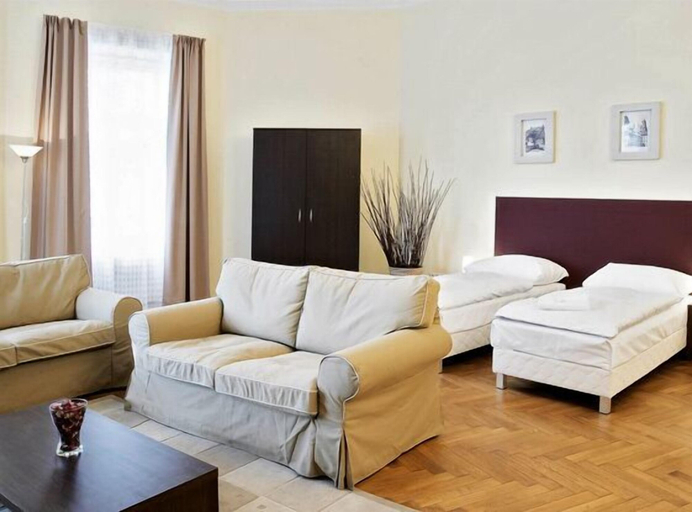 Bedroom 2, RiverView Palace Apartments, Praha 5